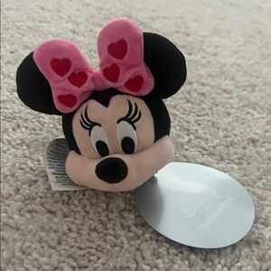 Disney Valentines  Pink Minnie  Headband Plush heart for DIY headband